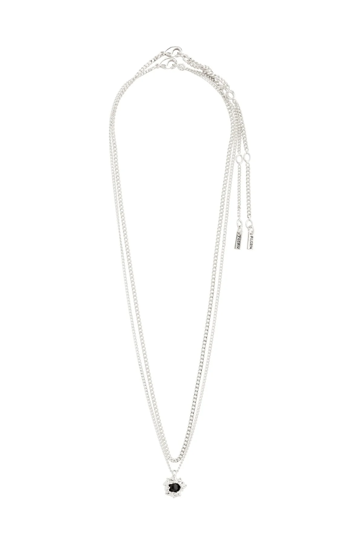 Act 2-In-1 Silver Plated Necklace