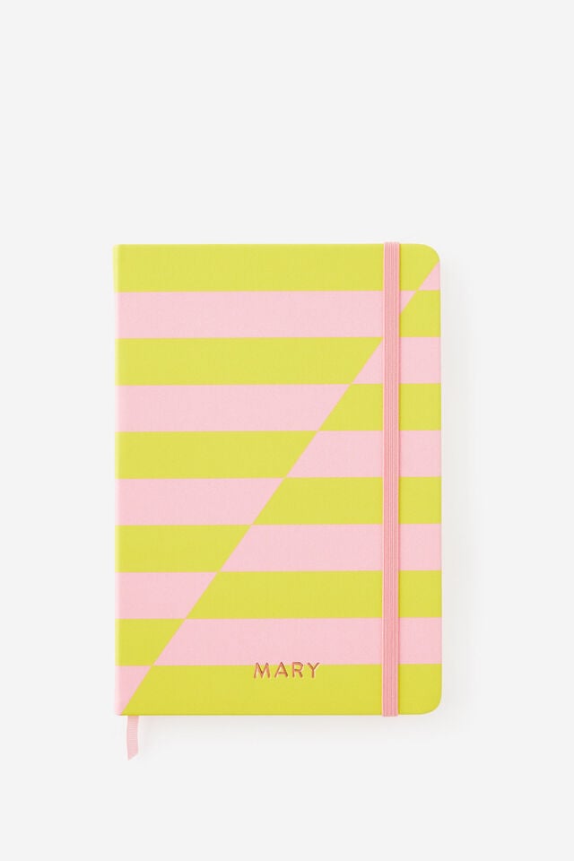 Personalised A5 Hard Lined Notetaker Notebook