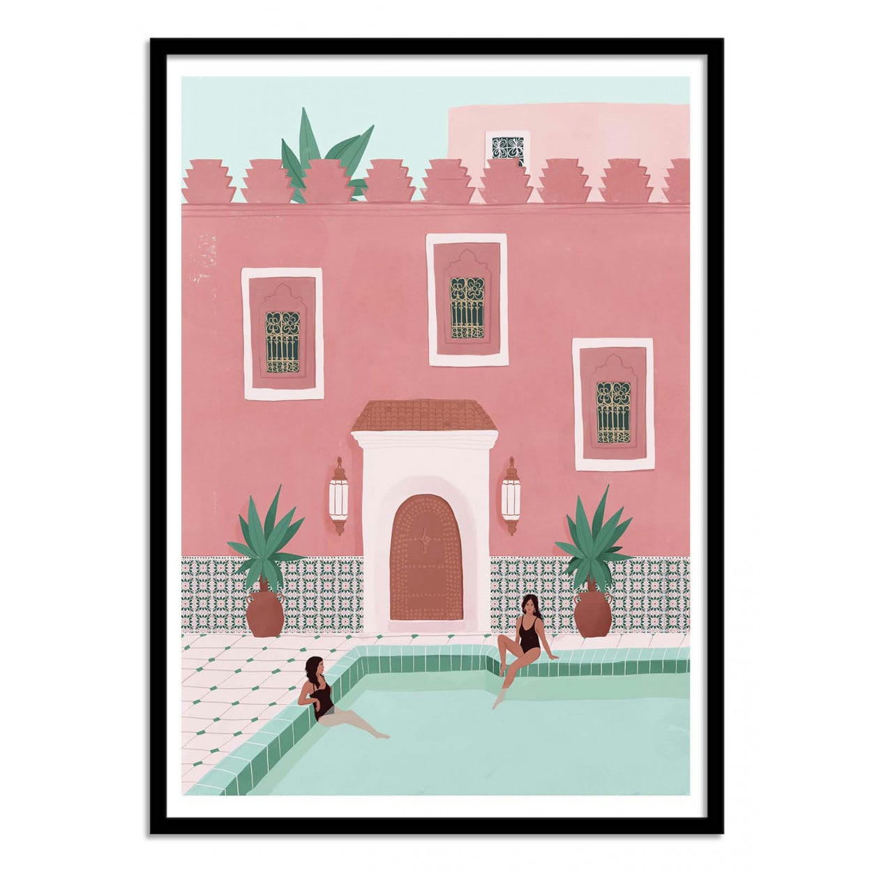 MAJA TOMLJANOVIC - MARRAKECH - MAJA TOMLJANIC - Affiche d'art 30 x 40 cm