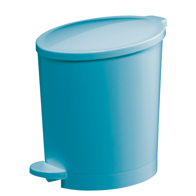 Poubelle Happy bleue 4 L ALLIBERT