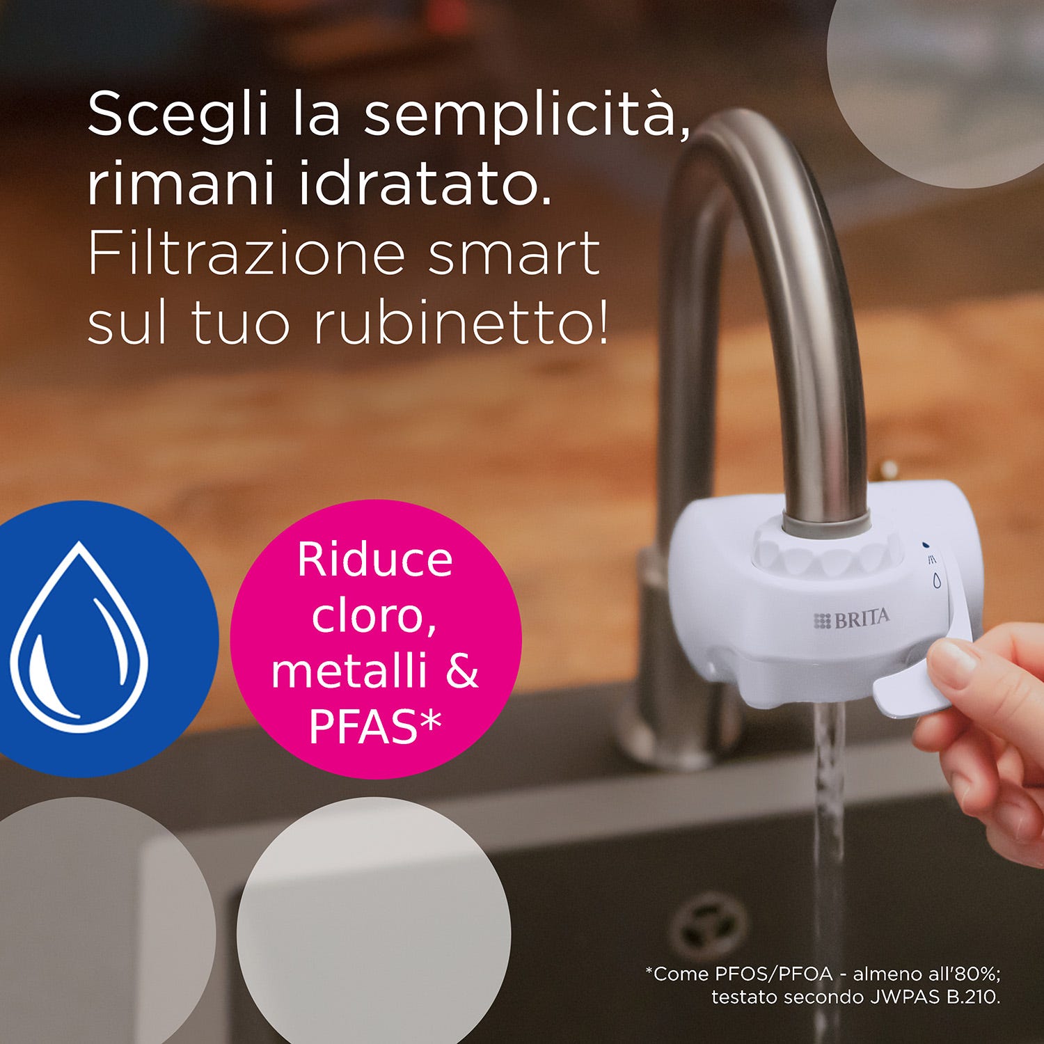 Filtro per sistema acqua per rubinetto Brita On Tap V