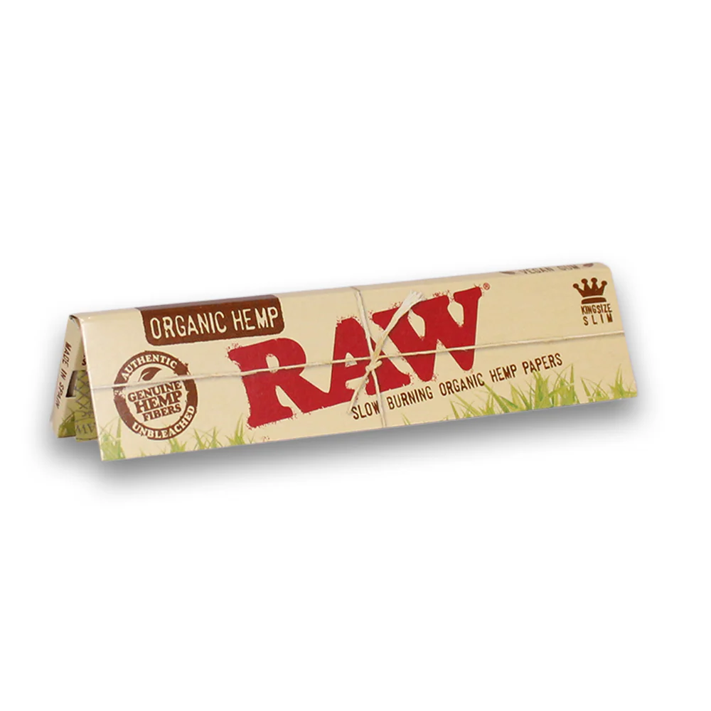 RAW Organic Hemp Kingsize Slim ROLLING PAPERS