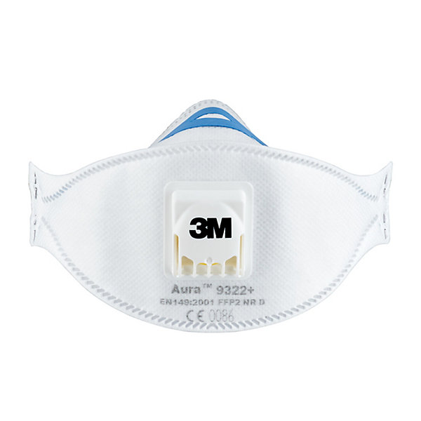 Masque anti-poussière avec valve FFP2 3M, 2 pièces