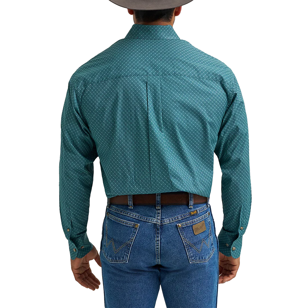Мужская рубашка с длинными рукавами и пуговицами Wrangler George Strait