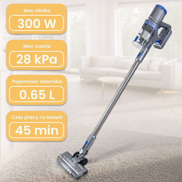 Odkurzacz Pionowy Bezprzewodowy BERGMANN HAX 103 300W