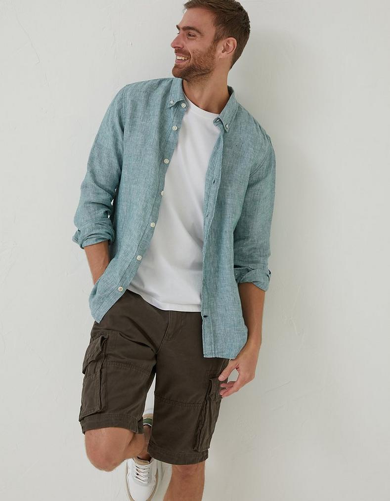 Plain Linen Shirt