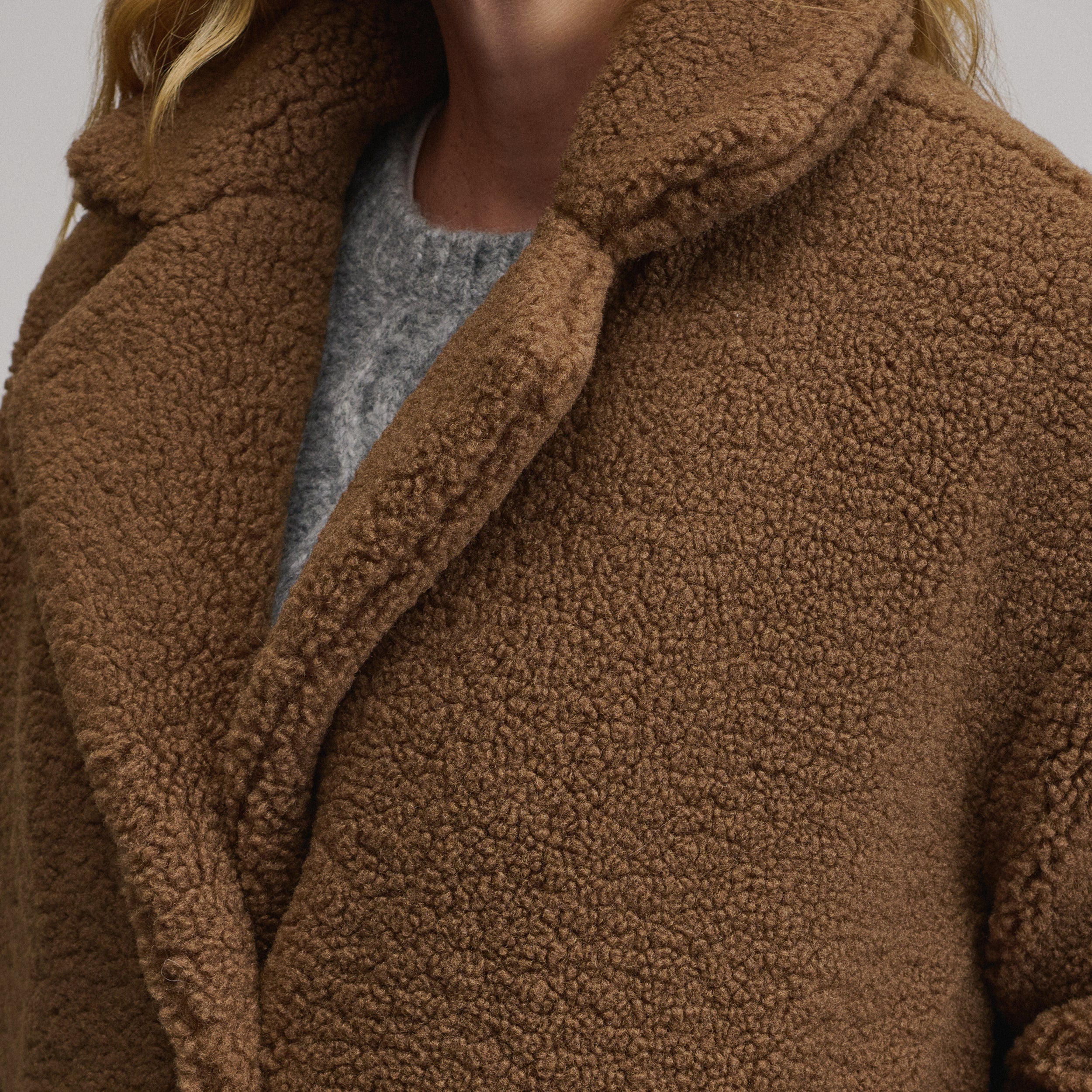 Women's Plush Trench Coat