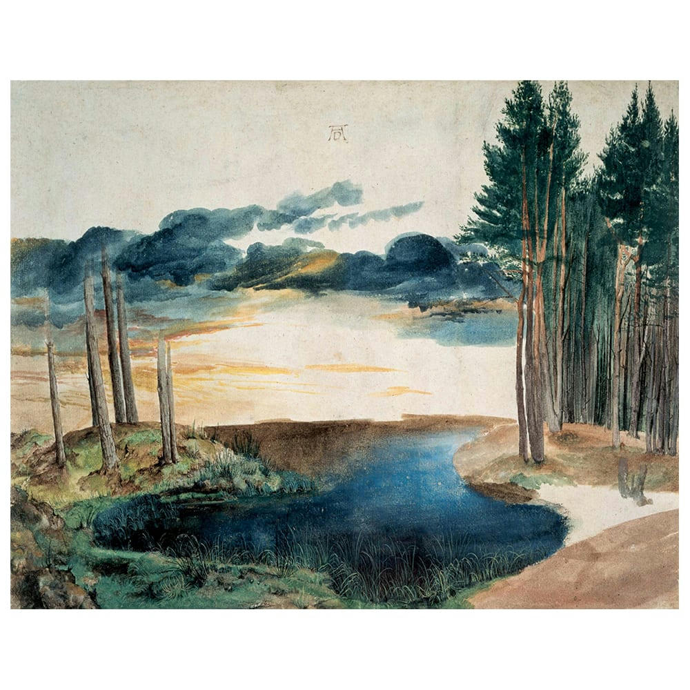 - Tableau Etang dans la Forêt Albrecht Dürer 80x100cm