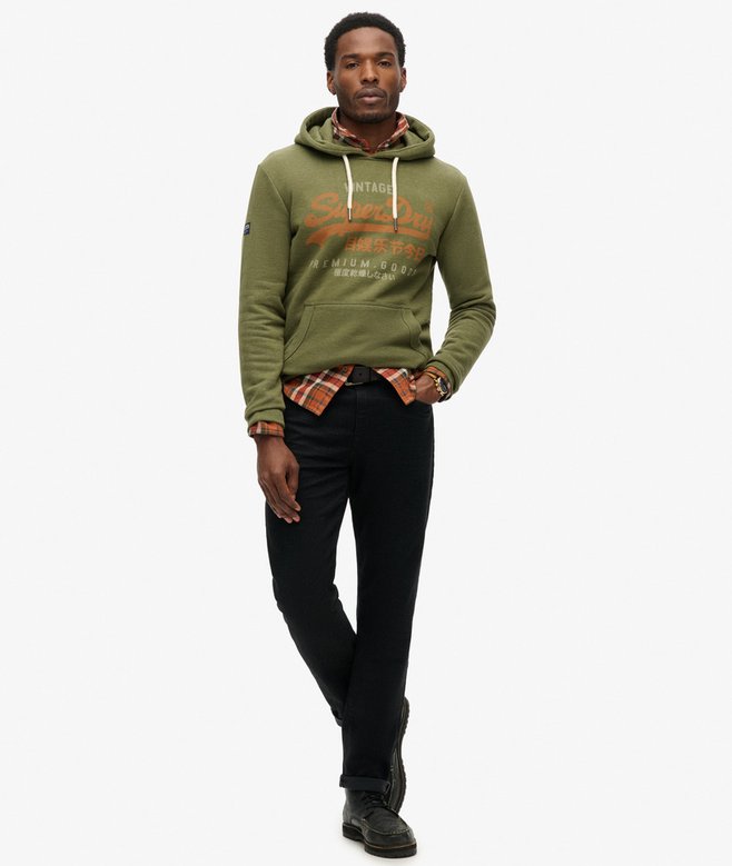 Vintage Logo Premium Goods Graphic Hoodie