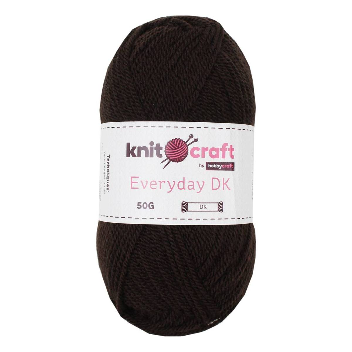 Knitcraft Brown Everyday DK Yarn 50g
