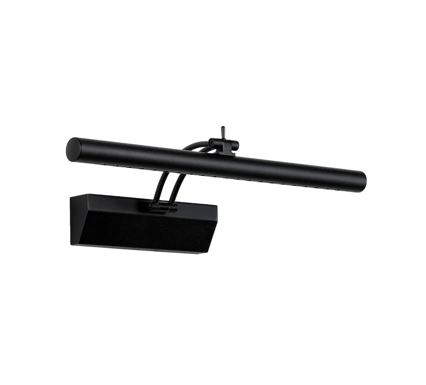 Kinkiet LED czarny 40 cm nad lustro lub obraz
