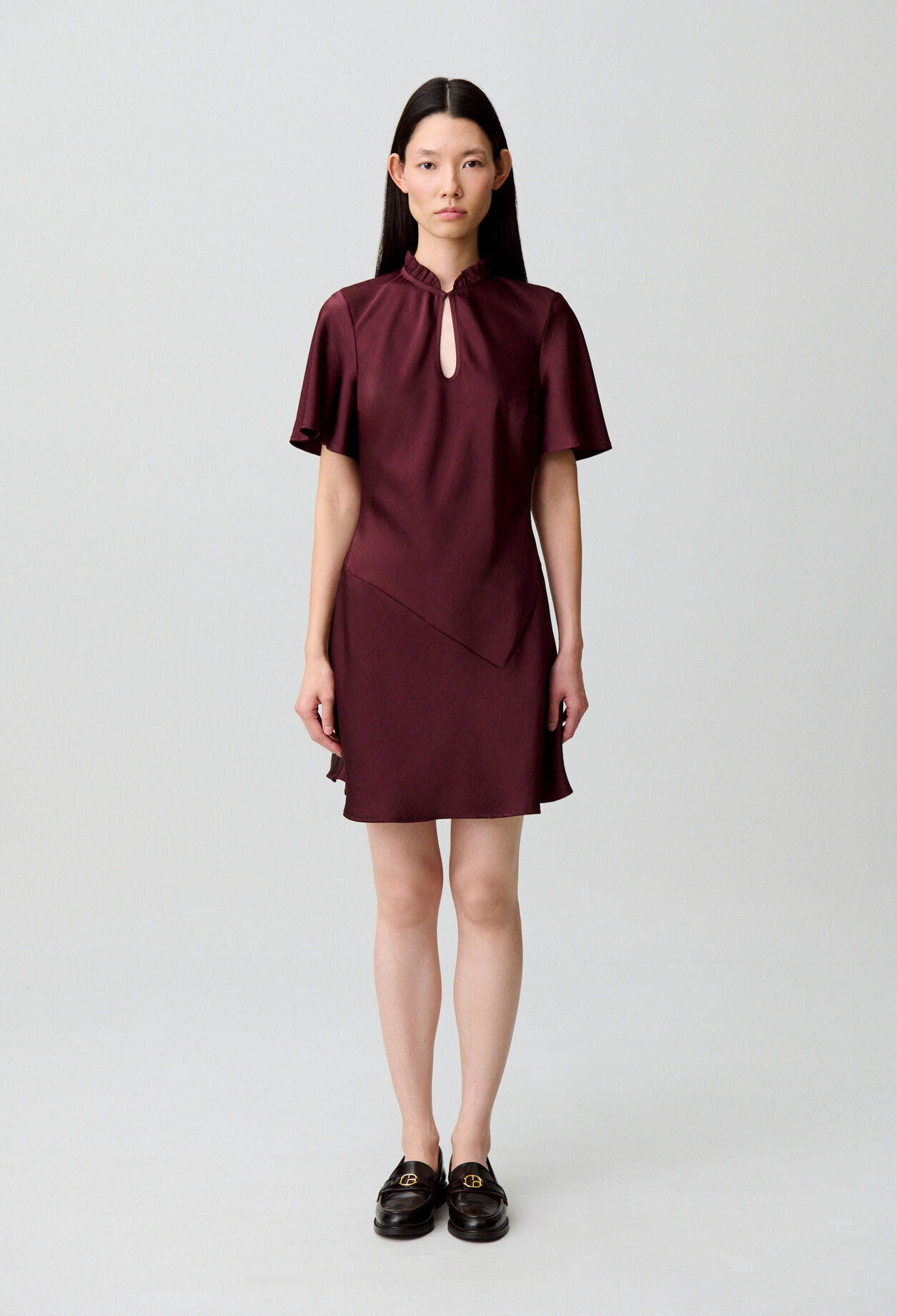 Robe courte fluide