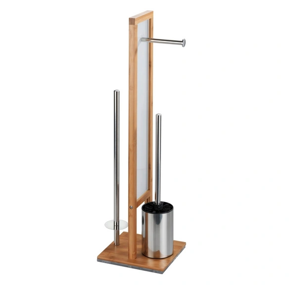 WC-Garnitur, Bambus, LxBxH: 18x70x23 cm, naturfarben