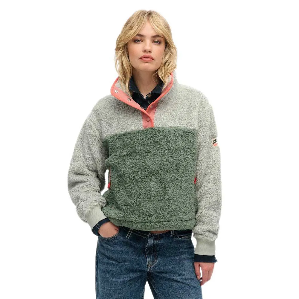 Superdry Super Soft Mash Up Henley sweater