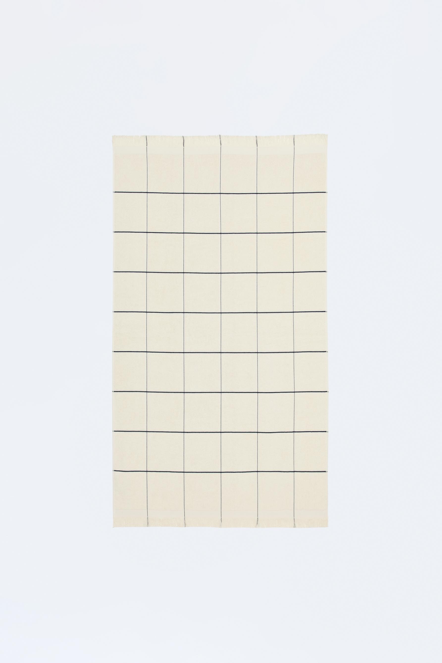 Toalla baño (XL) cuadros 150 x 90 cm
