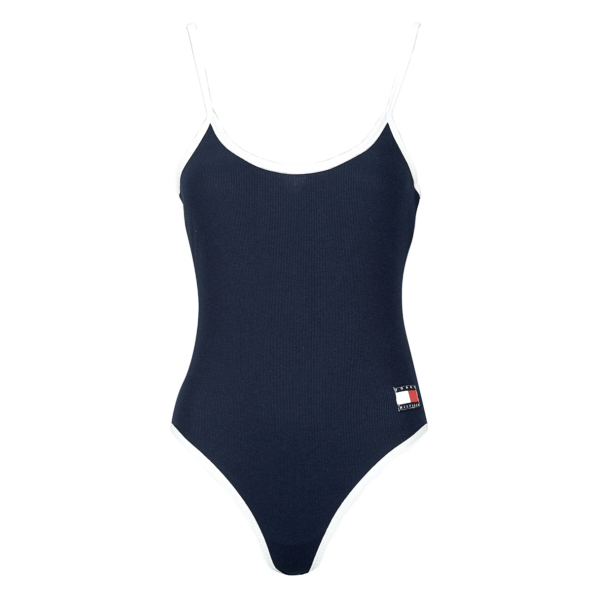 Tommy Hilfiger - RIB BODYSUIT - Marine