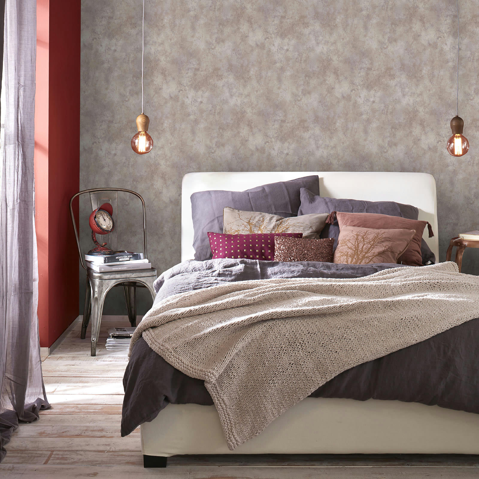 - papier peint soft temptation rose 1005x52cm