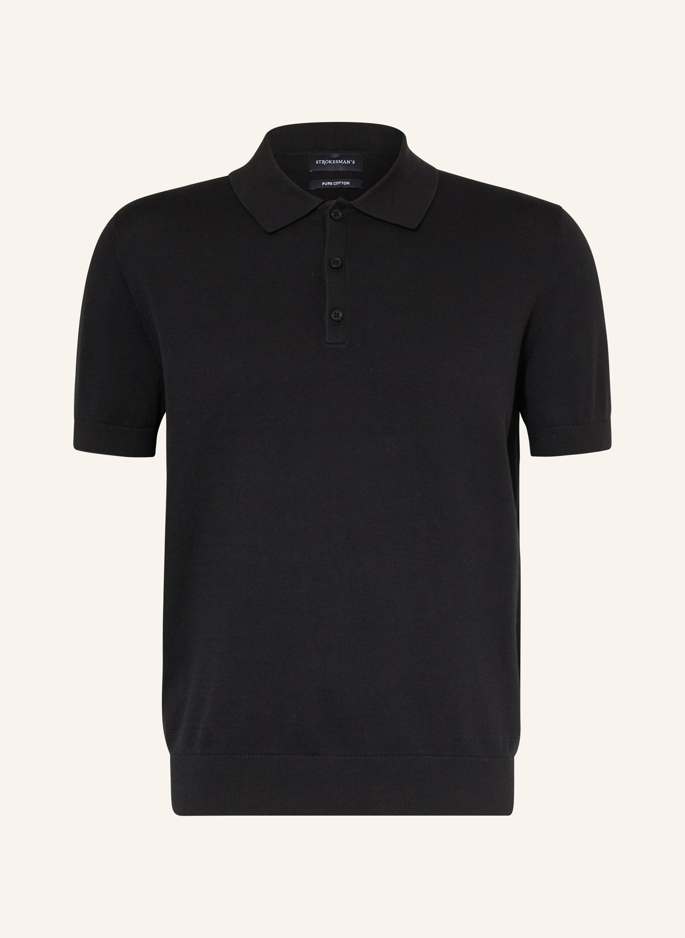 STROKESMAN'S Strick-Poloshirt