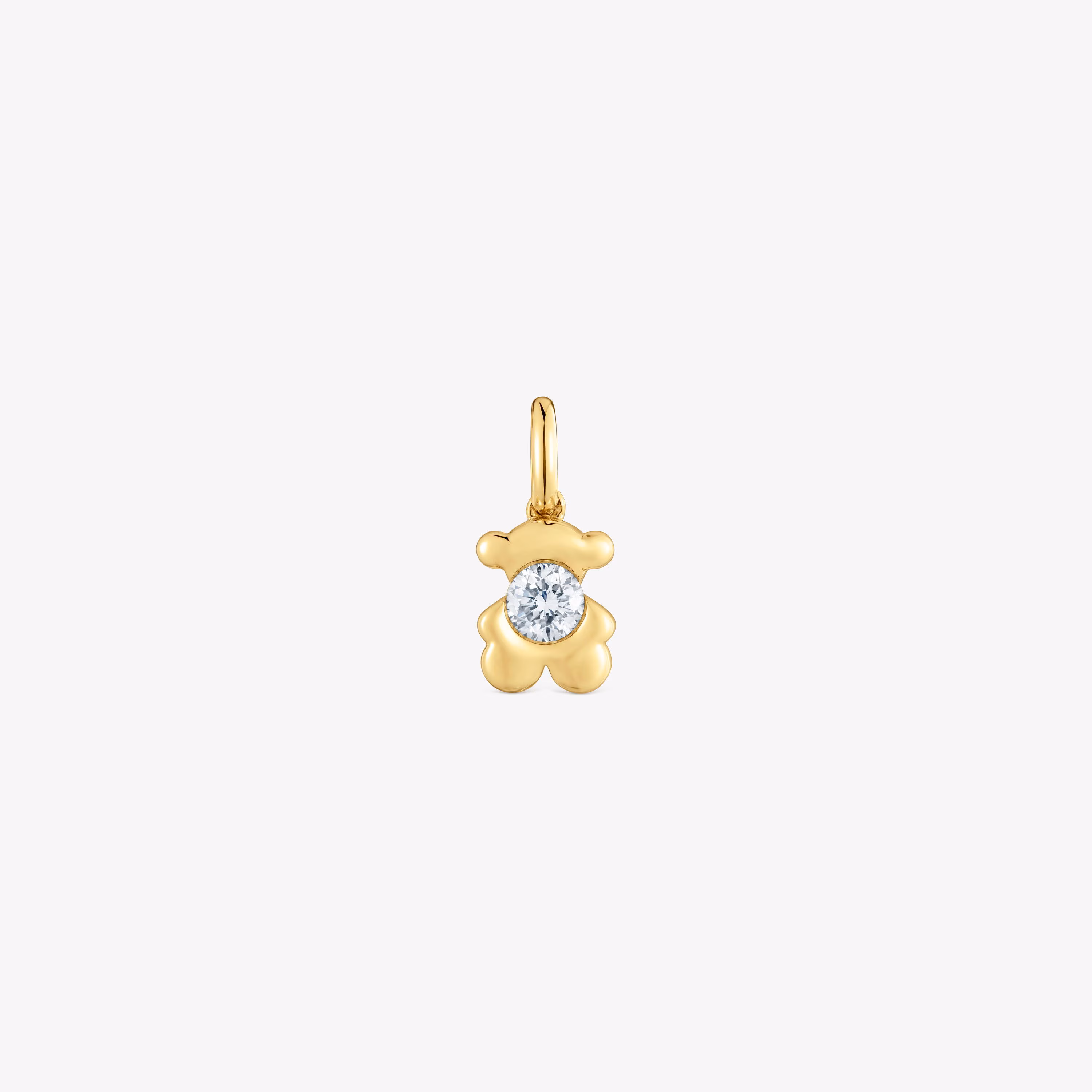 Colgante oso de oro con diamante creado en laboratorio TOUS Lili
