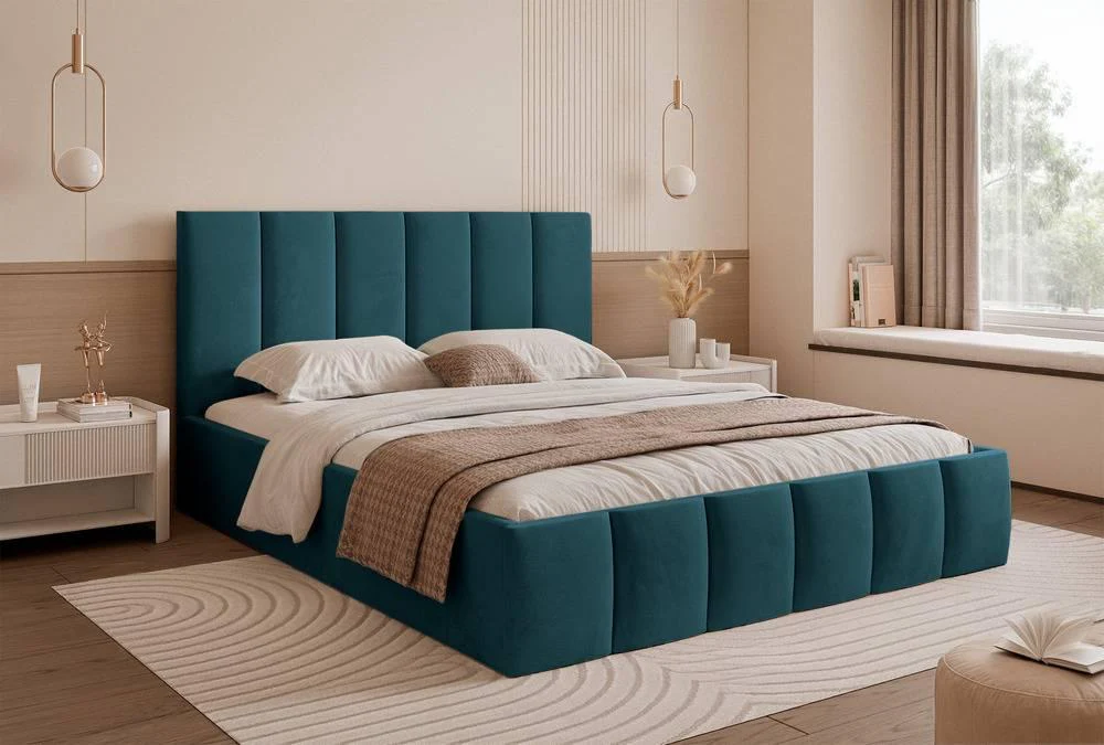 Bedframe Quinn met opbergruimte 180x200