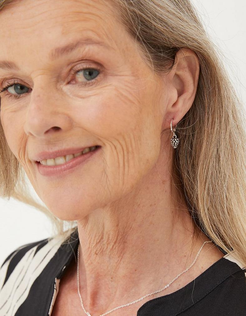 Pine Cone Drop Earrings