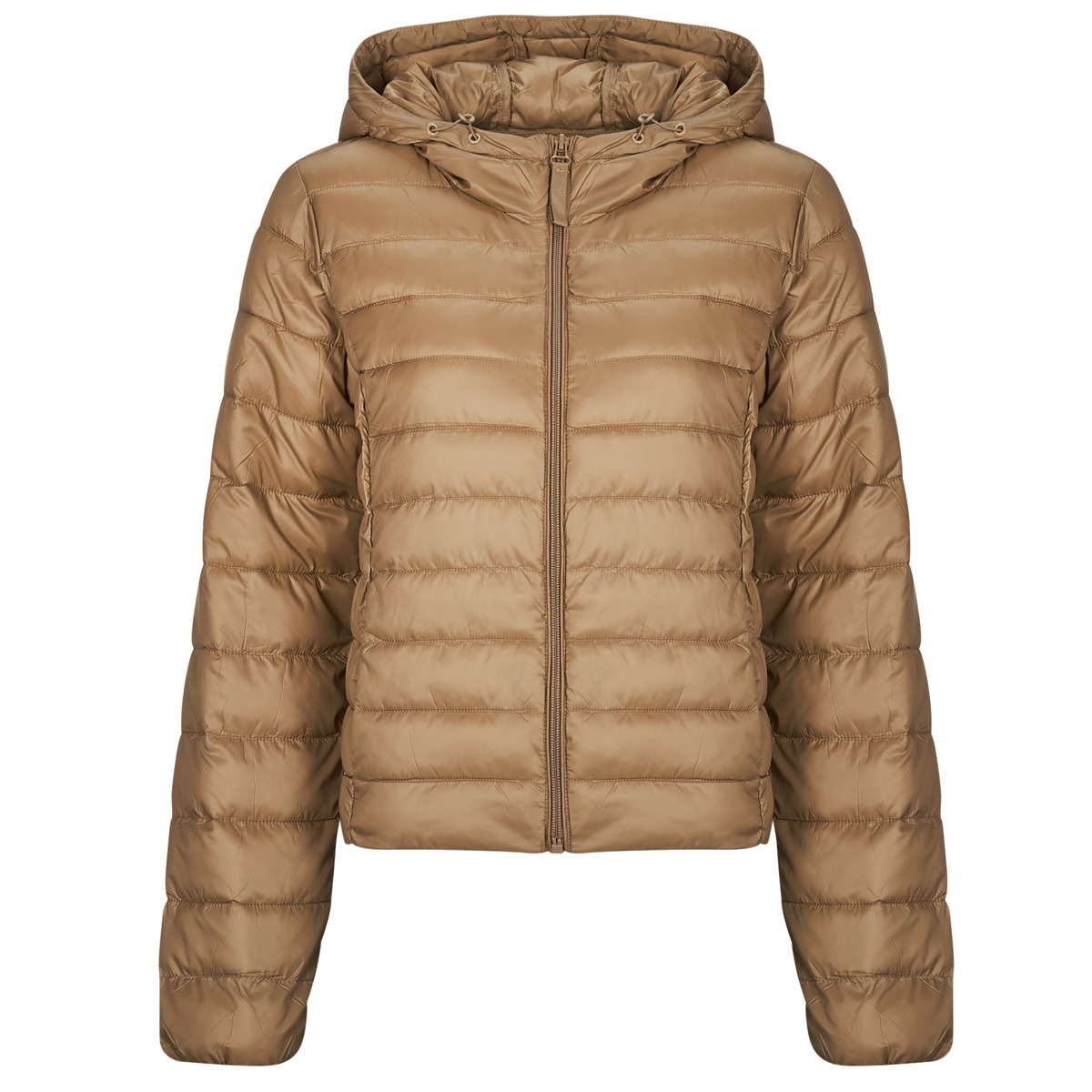 Only - ONLTAHIA LW QUILTED HOOD - Brown