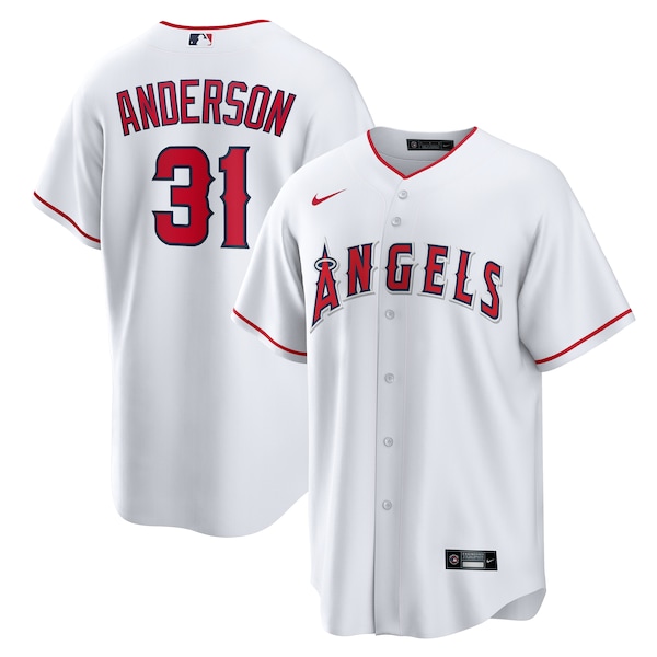 Tyler Anderson Los Angeles Angels Nike Home Replica Jersey - White