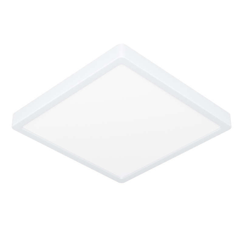 Plafonnier LED Fueva 5 blanc 28,5 x 28,5 cm blanc chaud 2400 lm 20,5 W EGLO