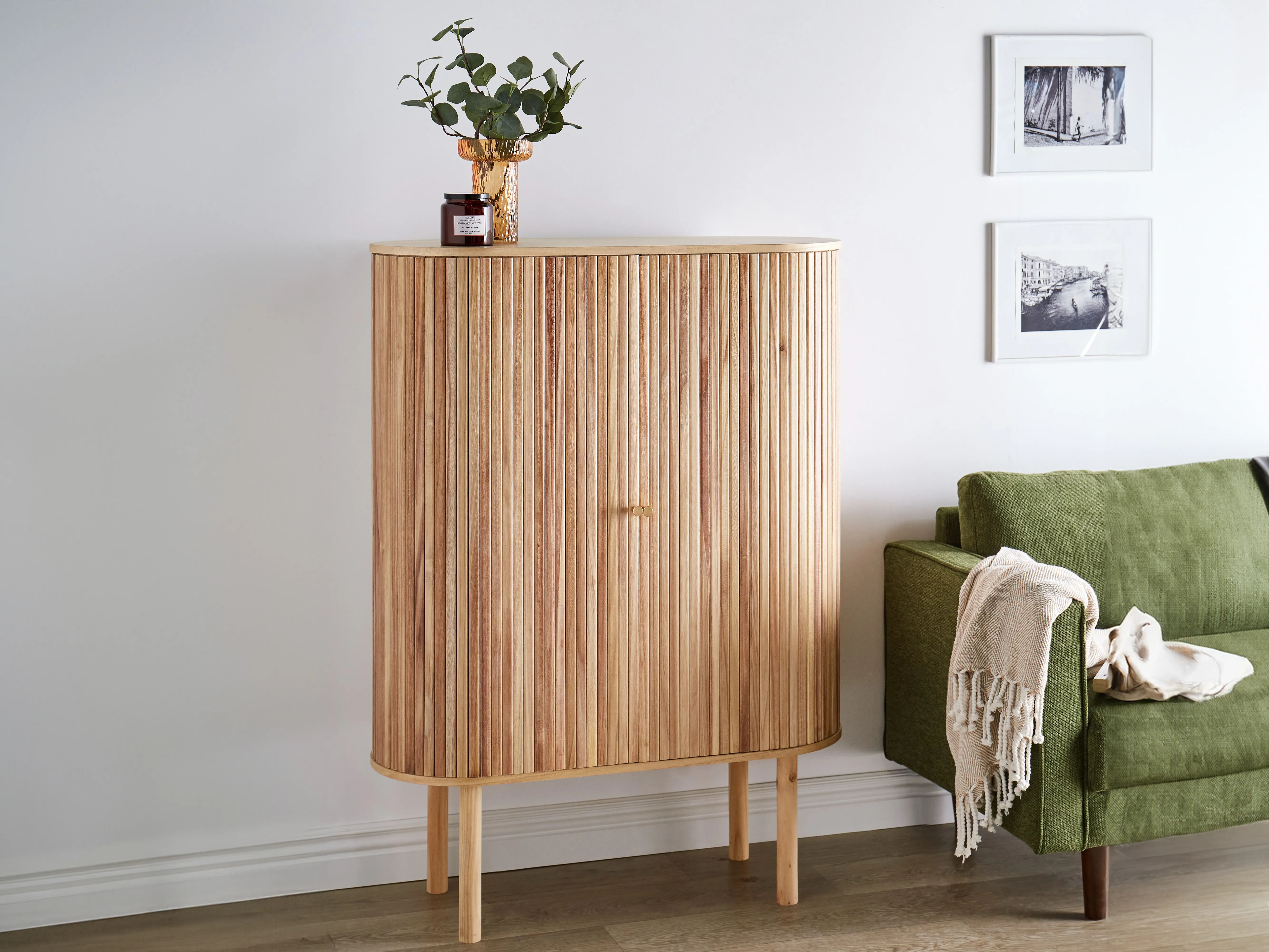 Cabinet MANARA Paulownia Wood Light Brown