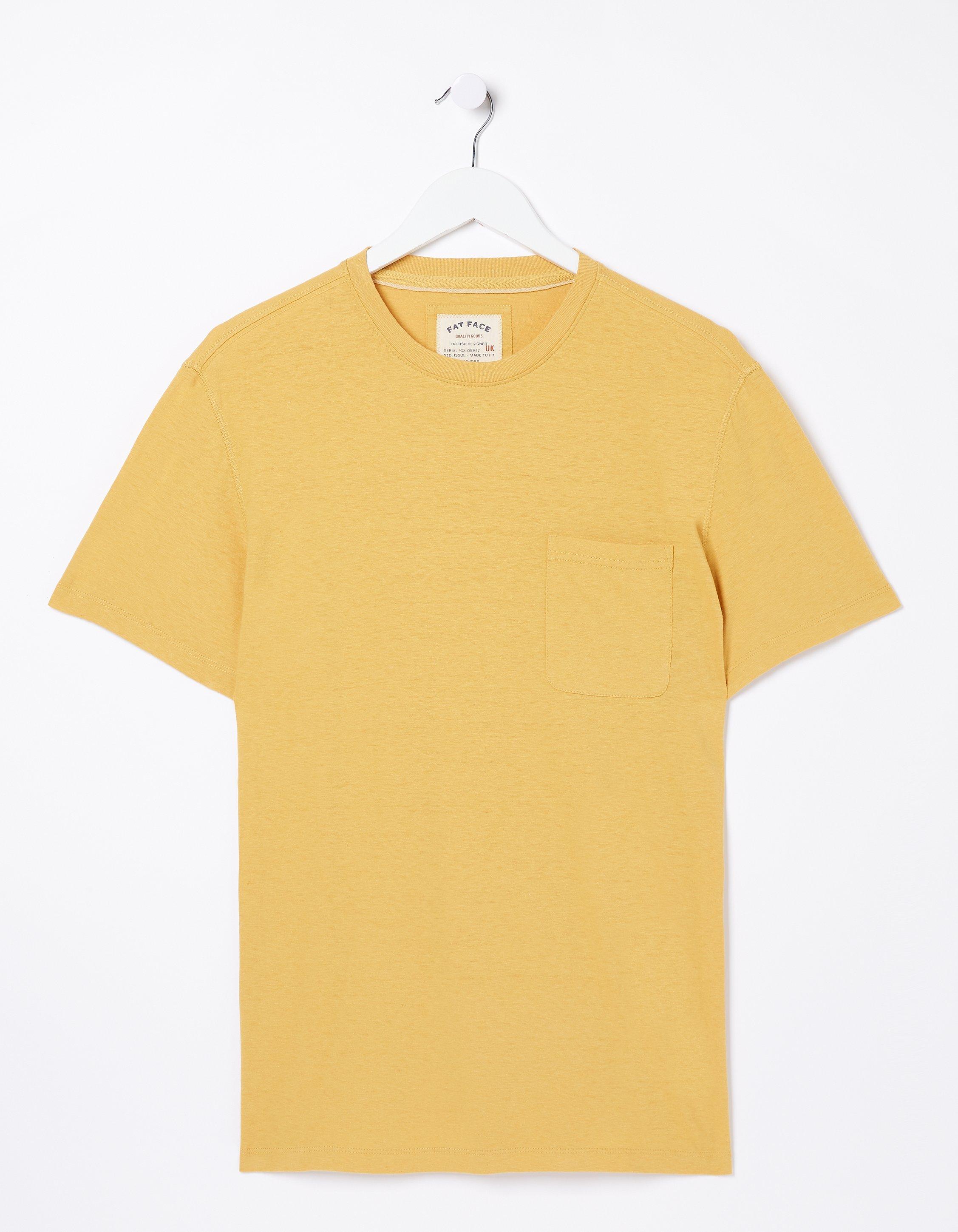 Cotton Linen Pocket T-Shirt