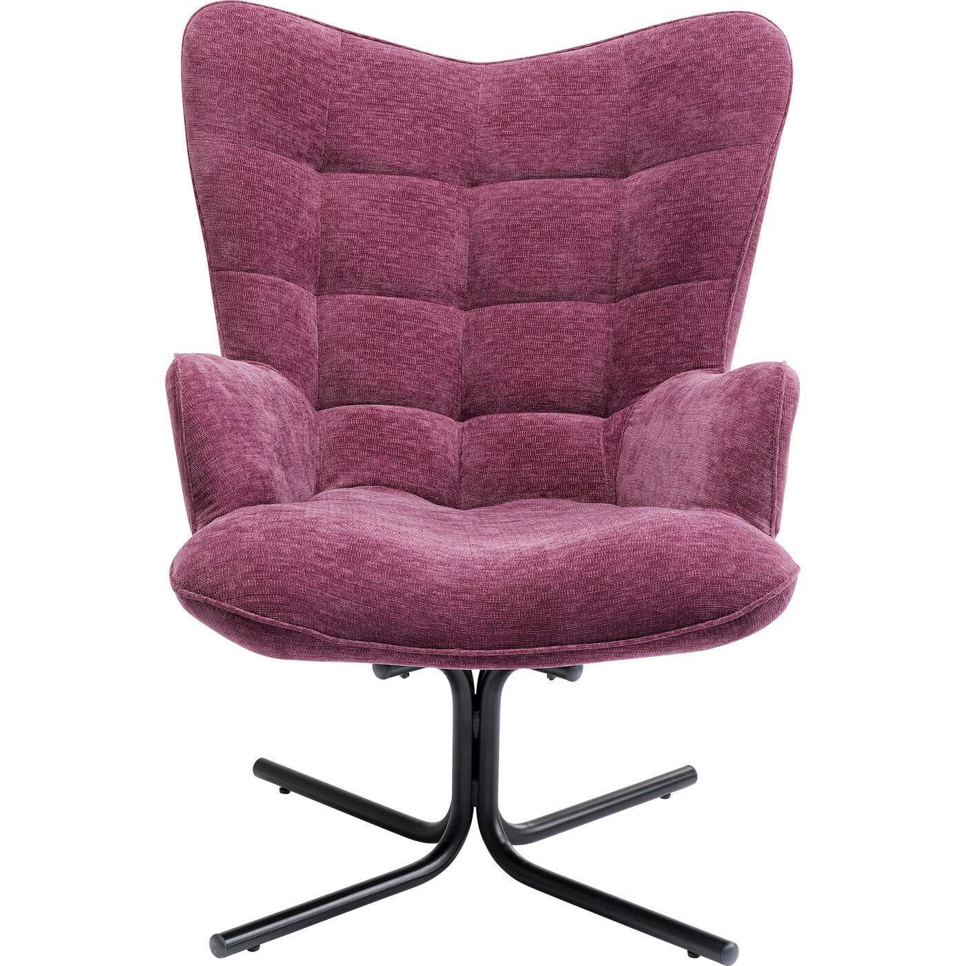 OSCAR - Fauteuil pivotant Oscar violet Kare Design