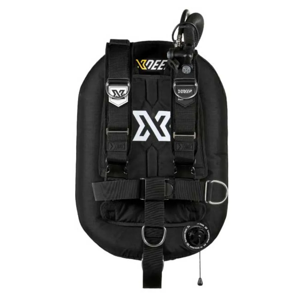 xDeep Zeos 38 Deluxe aluminium backplate XL weight pockets Wing