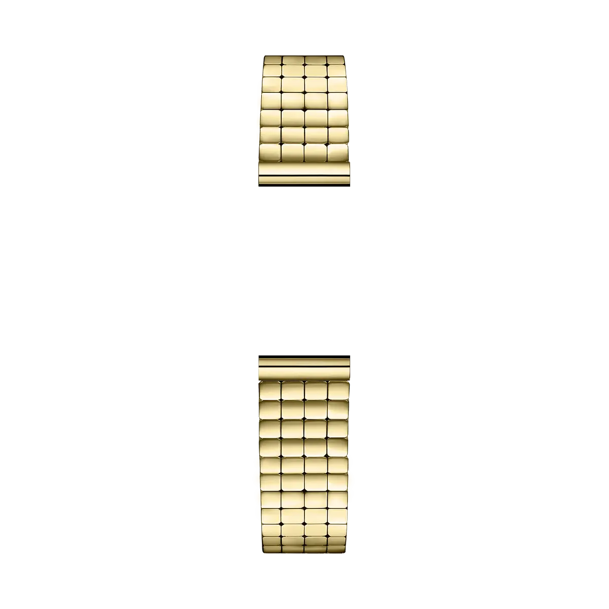 ANTARÈS – BRACELET SIMPLE – ACIER CUBE DORÉ