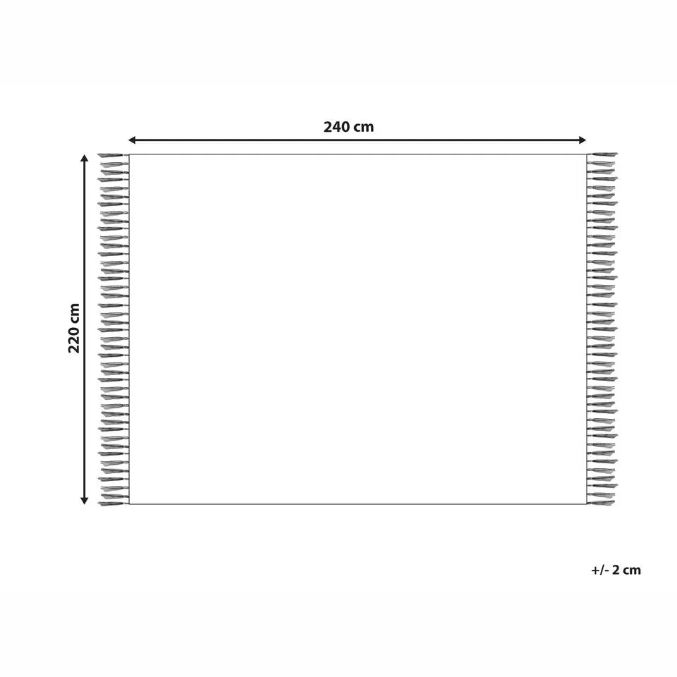 BERE - Bedsprei - Groen - 220 x 240 cm - Katoen