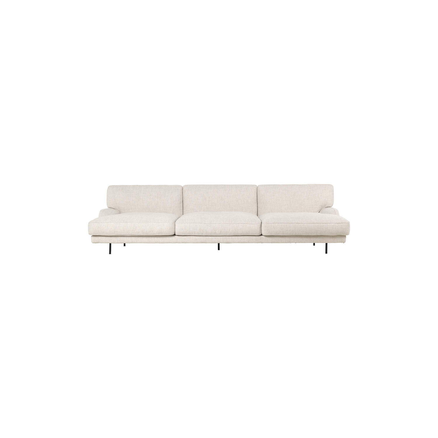 3-seater Flaneur Sofa, Limonta 15/antique brass