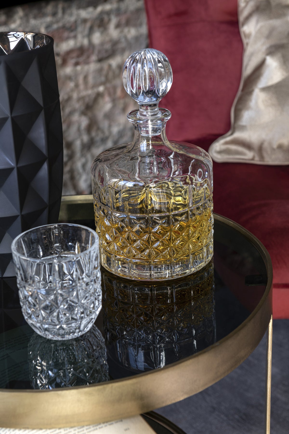 J-Line karaf Lone - decanteerkaraf - glas - transparant