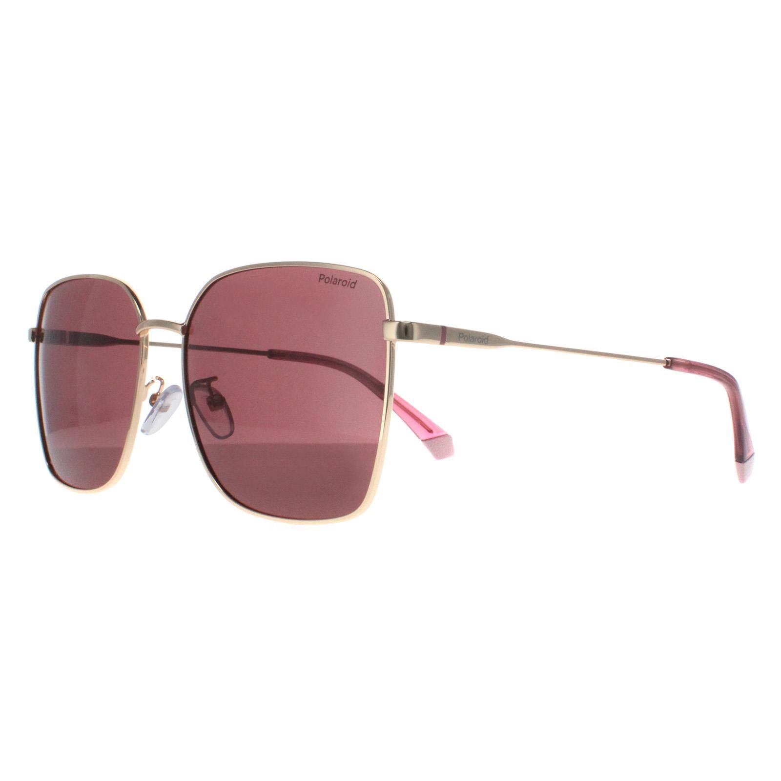 Polaroid Square Gold Burgundy Violet Polarized PLD 4158/G/S/X