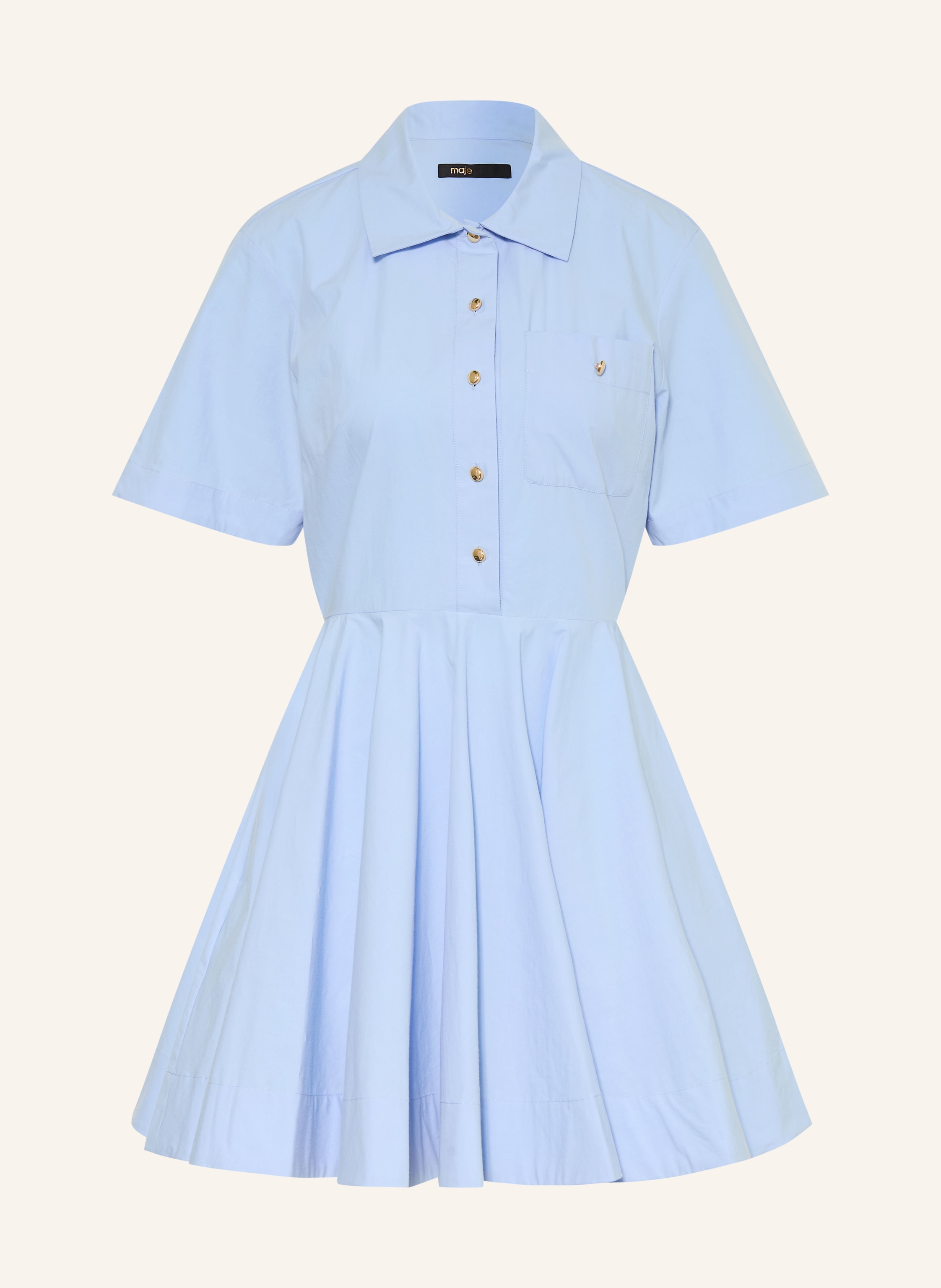 maje Hemdblusenkleid