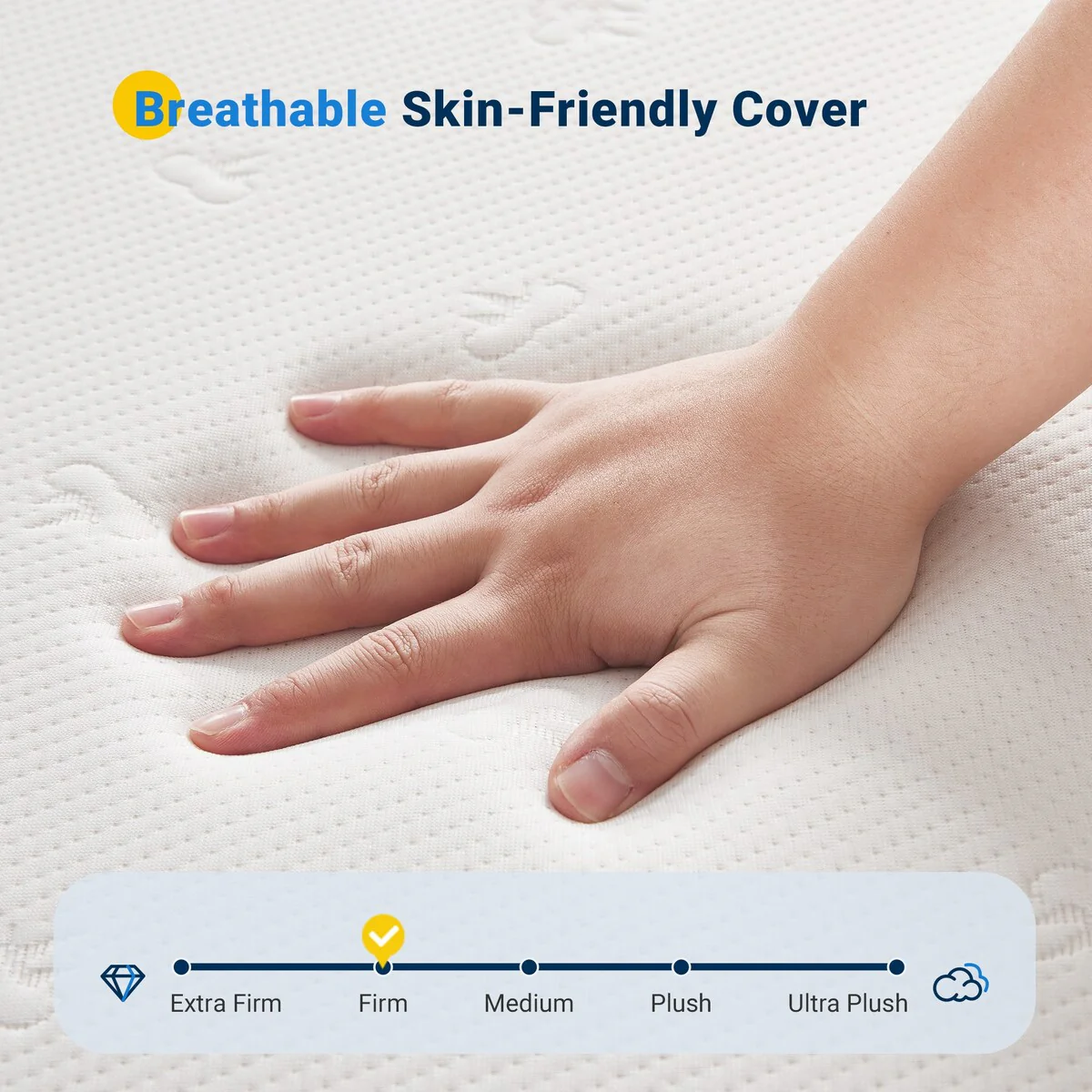 Avenco 12'' Firm Memory Foam Mattress