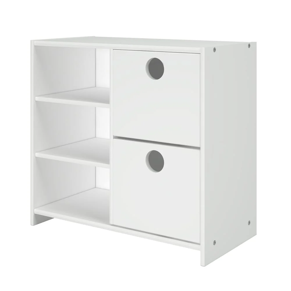 Donco Kids 2 Drawer Chest with Shelves