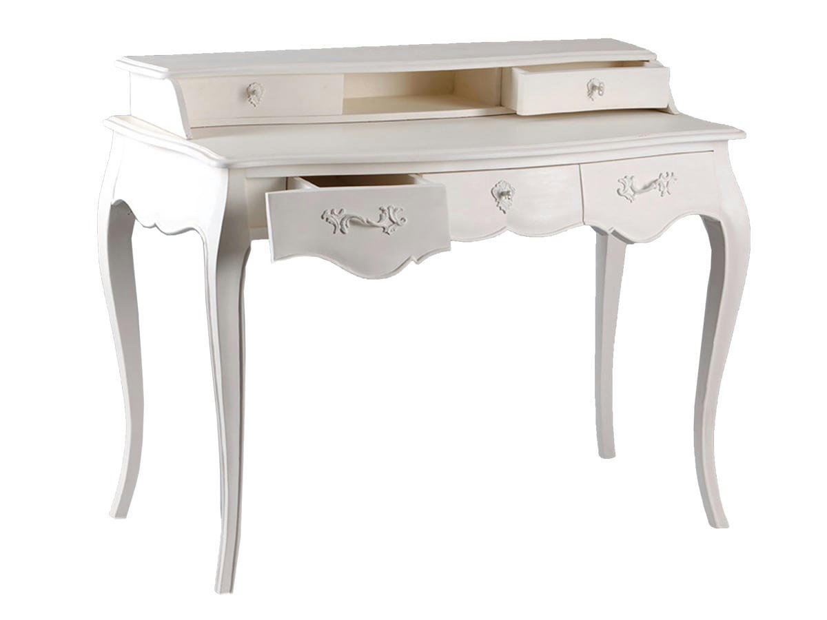 JOSEPHINE - Bureau grand modèle en bois blanc