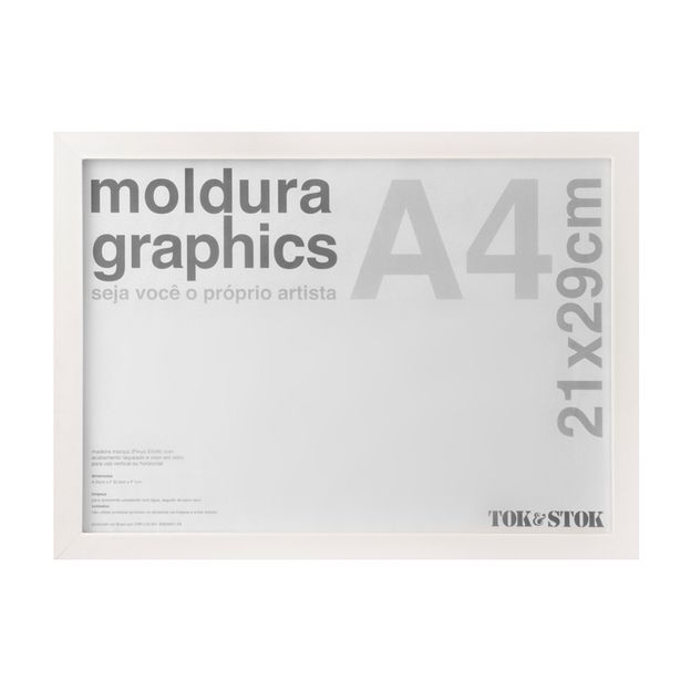 MOLDURA A4 21 CM X 29 CM GRAPHICS