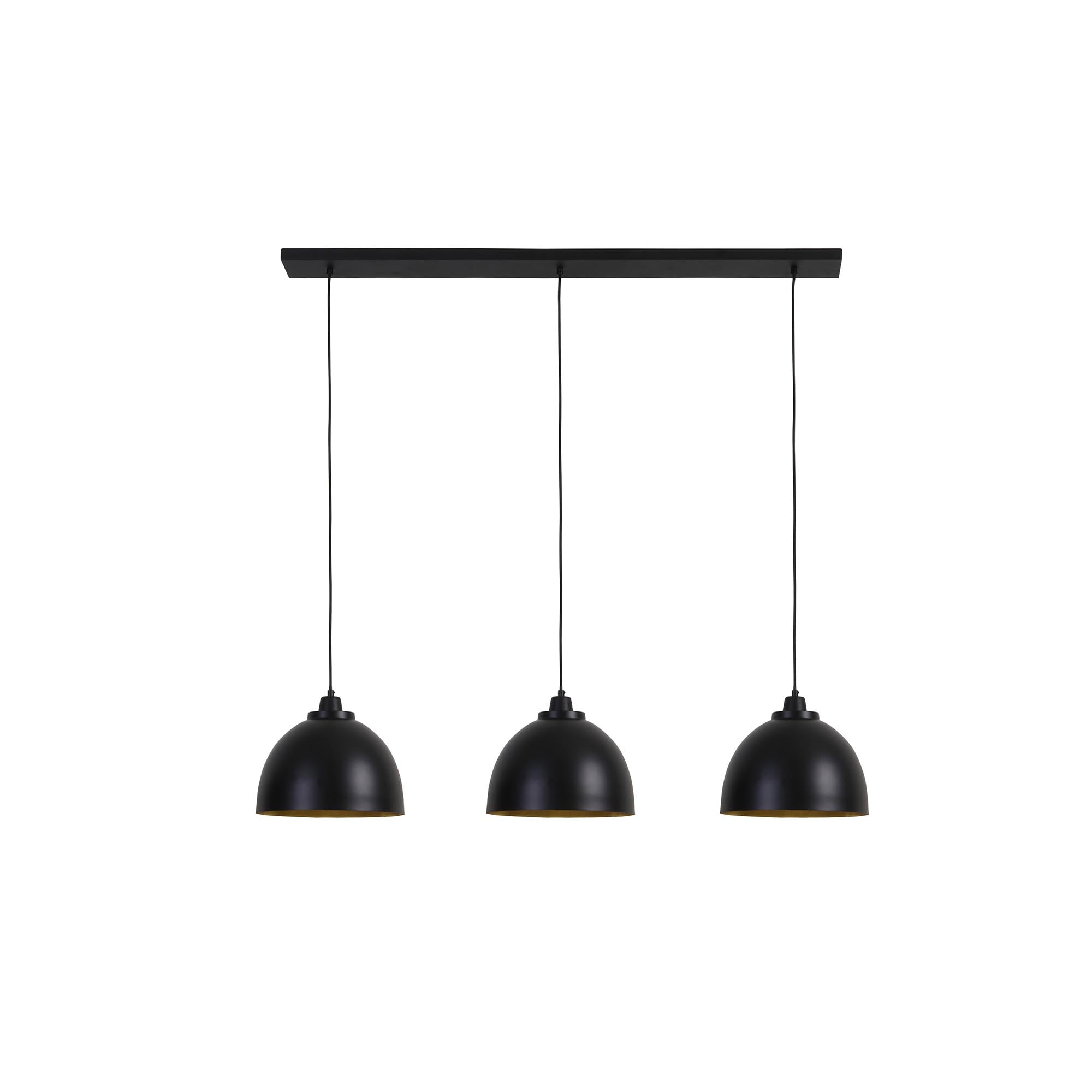 Light & Living hanglamp Kylie - zwart - 135x30x26cm