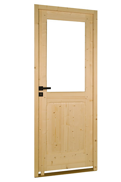 Bloc porte bois épicéa ANDROMEDA 1 vitrage 730 gauche
