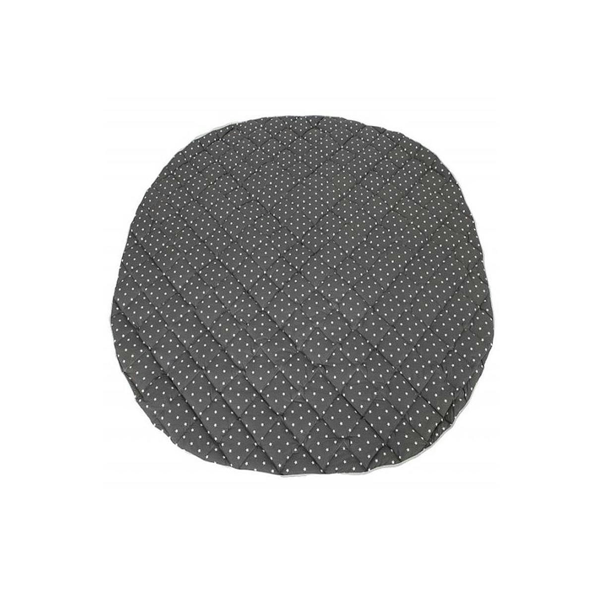 BARNA - Tapis pour tipi enfant STARS gris