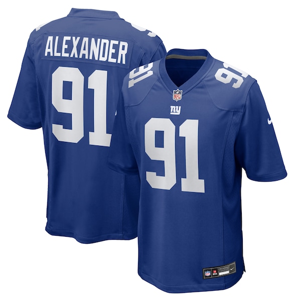 Darius Alexander New York Giants Nike Team Game Jersey -  Royal