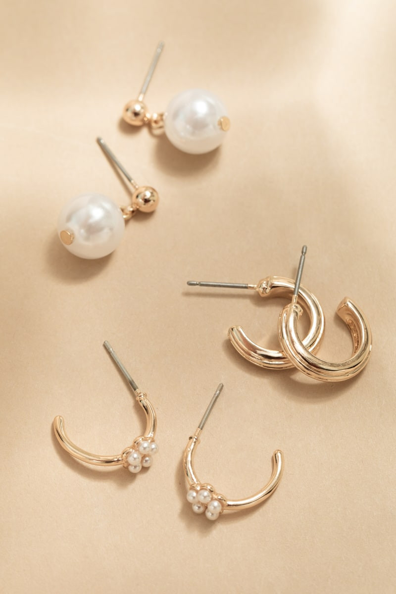 Margie Mixed Style Earrings Set