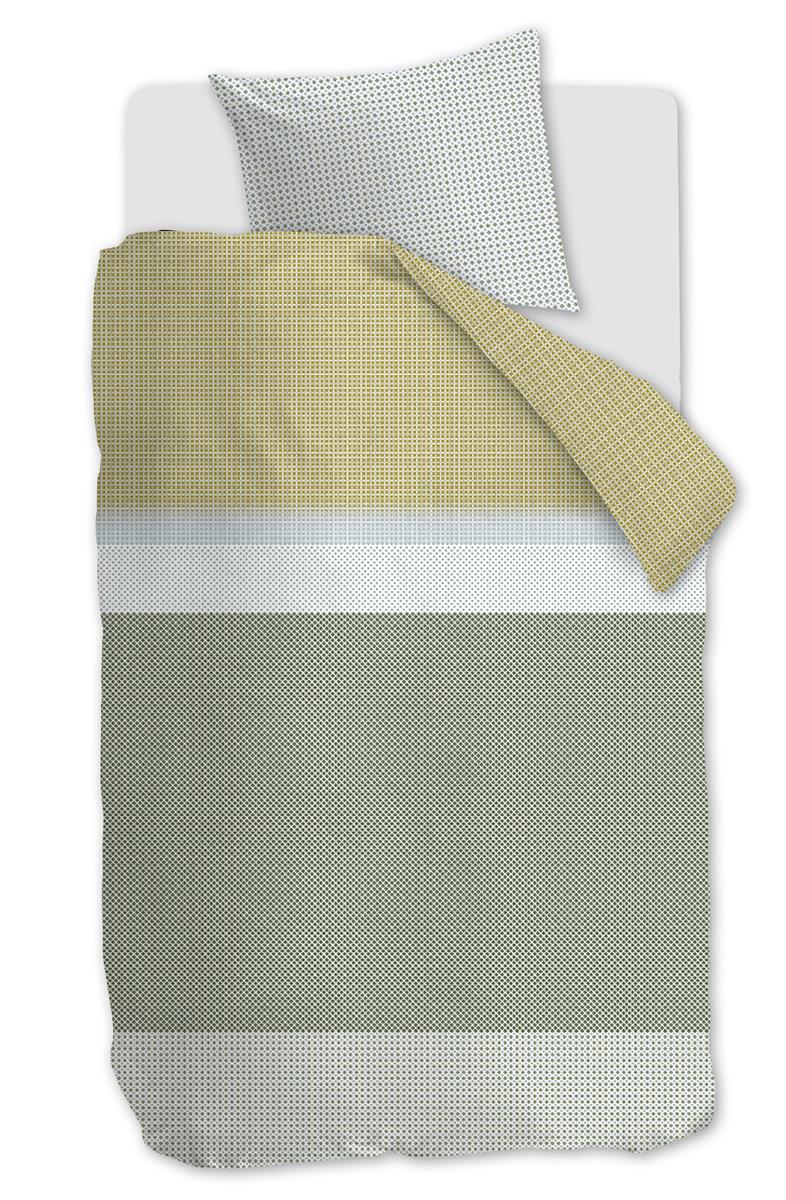 Beddinghouse dekbedovertrek Bernou - 140x200/220 cm - groen