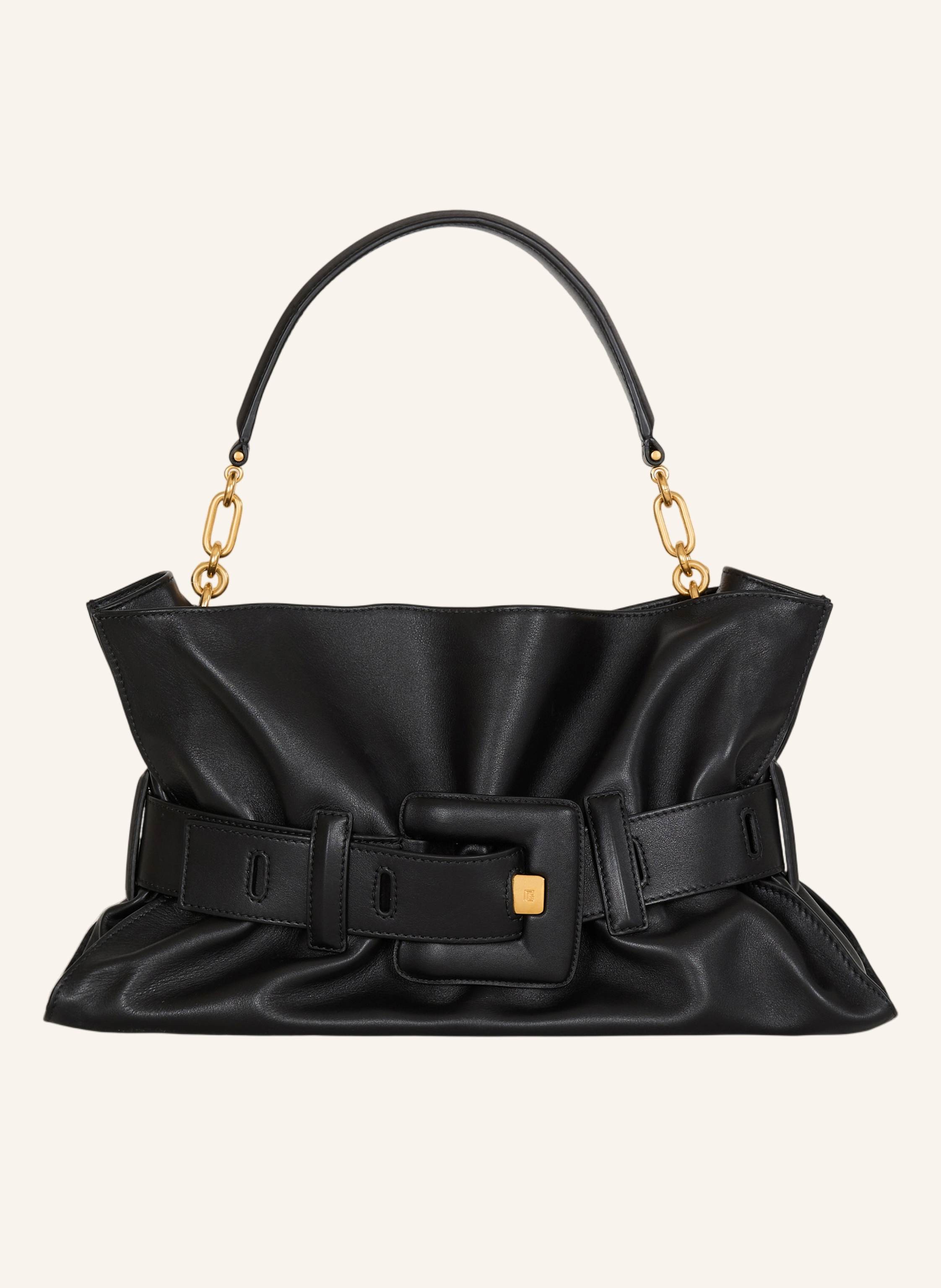 BALMAIN Mittelgroße Anthem Tasche aus Glattleder