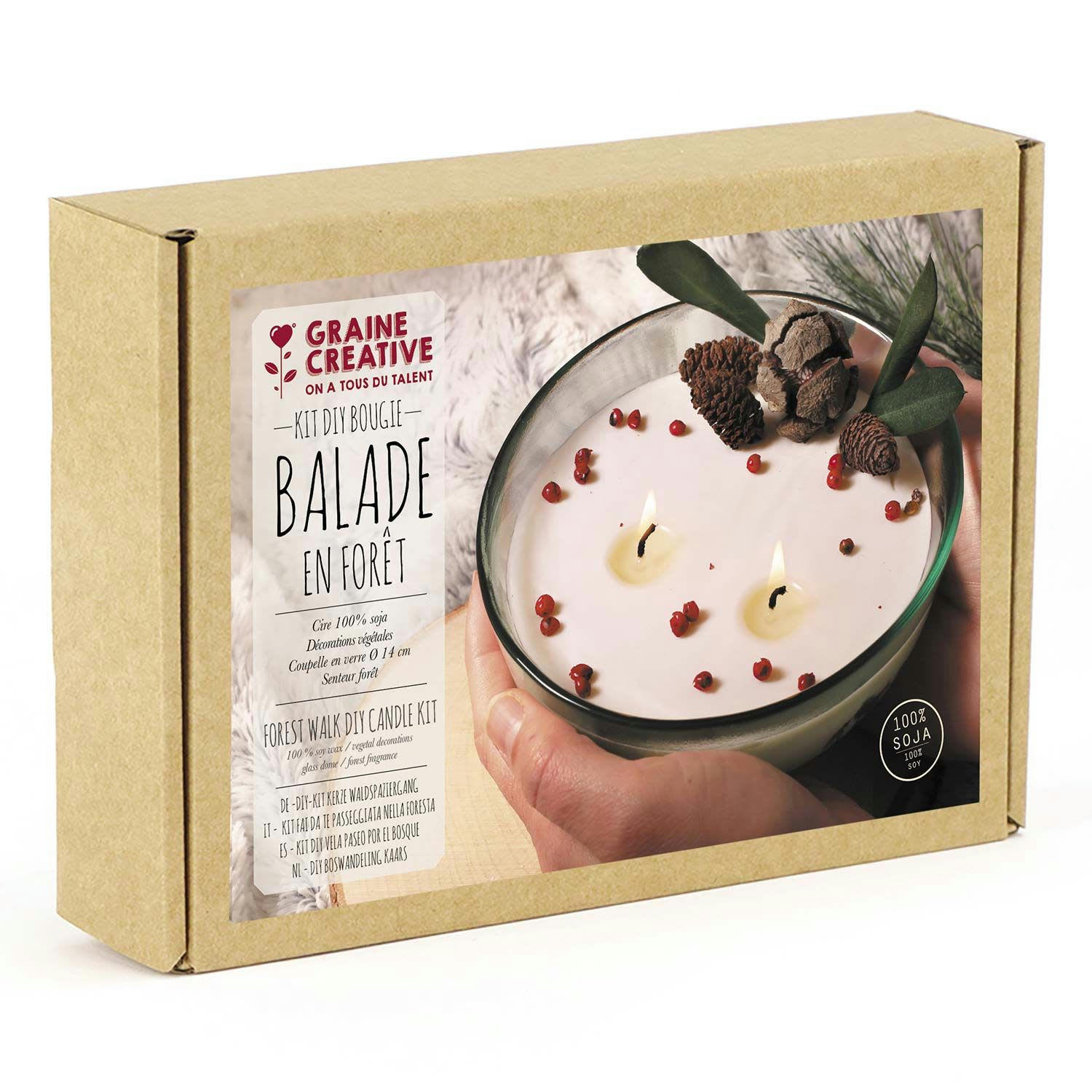 - Coffret DIY bougie balade en forêt